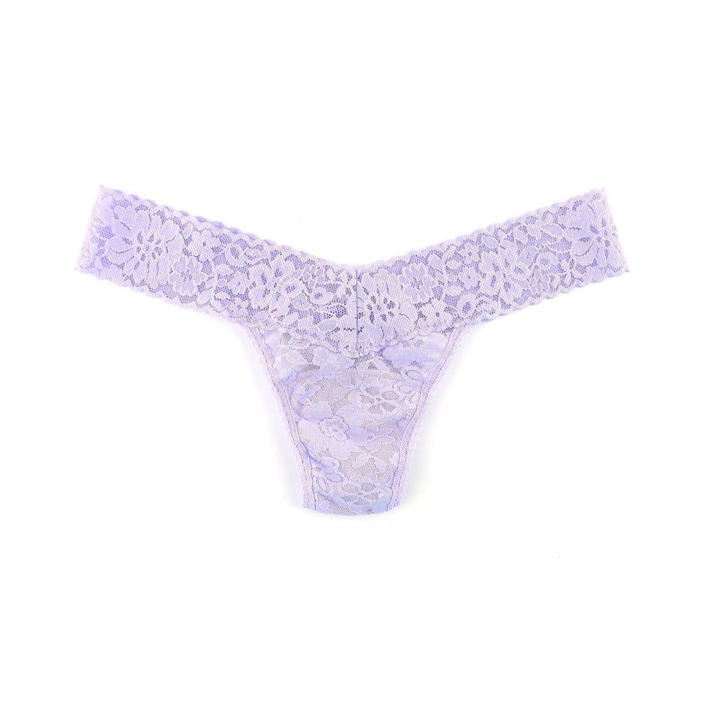 Hanky Panky signature daily lace low rise one size fits most stretch moon crystal light purple thong Manitoba Canada