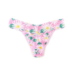 Hanky Panky signature orignal rise stretch lace thong hello spring pink daisy floral Manitoba Canada
