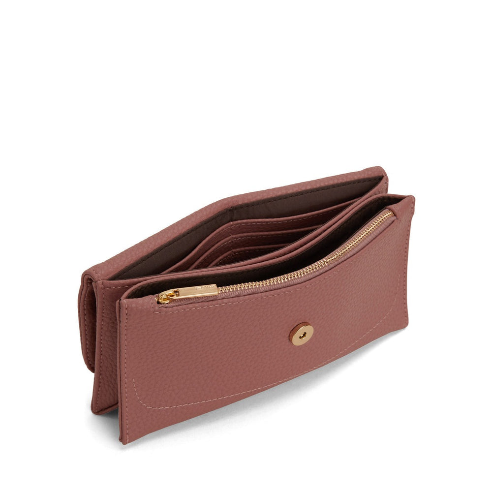 
            
                Load image into Gallery viewer, Multi compartment vegan leather Matt and Nat Niki Rose pink wallet
            
        