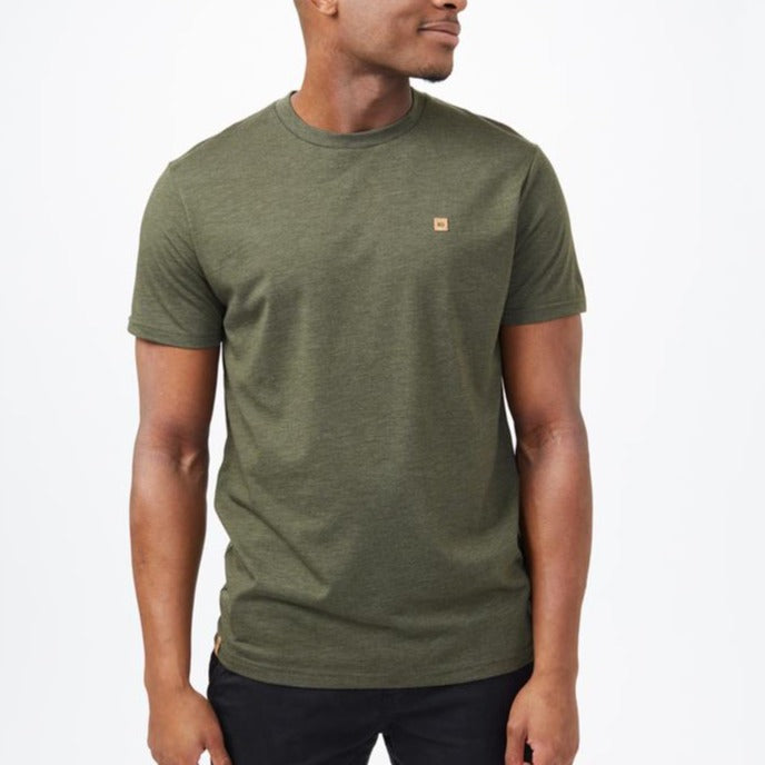 Olive green classic fit mens t-shirt