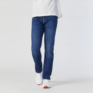 Classic straight leg tencel cotton mens jeans