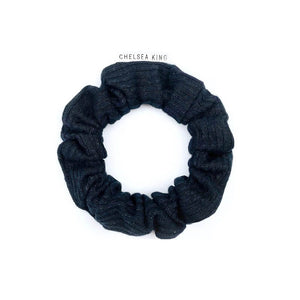 French Ribbed Thin Scrunchie (Multiple Colours)