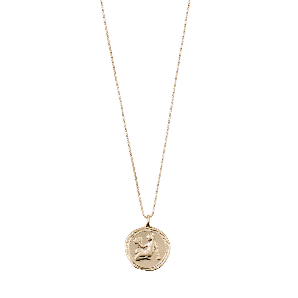 Zodiac Sign Coin Necklace