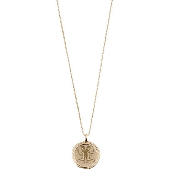 Zodiac Sign Coin Necklace